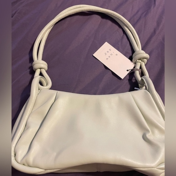 NWT‎ A New Day Rich Magenta One Shoulder Top Sz XXL And Lt Green Purse Bundle - Picture 9 of 14